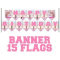 ROBLOX GIRL PINK CAKE TOPPER WITH NAME & AGE. 