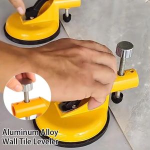 TIMES LORD Adjustable Tile Installation Tools Suction Cup Aluminum Alloy Tile Tightening Tools Universal Right Angle Fixer Marble Leveling Tool Home Improvement