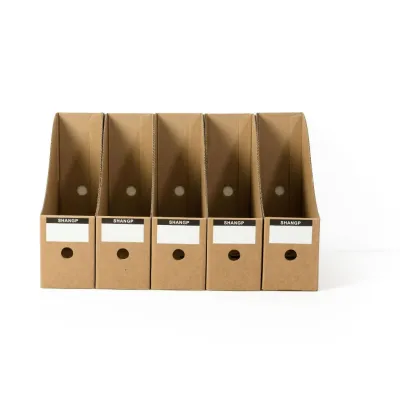 【SG】 5 Pack Magazine File Holder Foldable Magazine Organizer Desk Storage Organizer Magazine Storage