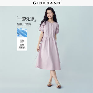 Giordano Women Women Dress - Non-Elastic Free Shipping 05466317