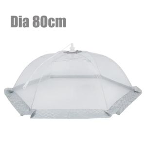 Kitchen Foldable Food Mesh Covers Dining Table Anti Fly Mosquito Pop-Up Meal Fruit Breathable Tent Protect Net 60/70/80cm