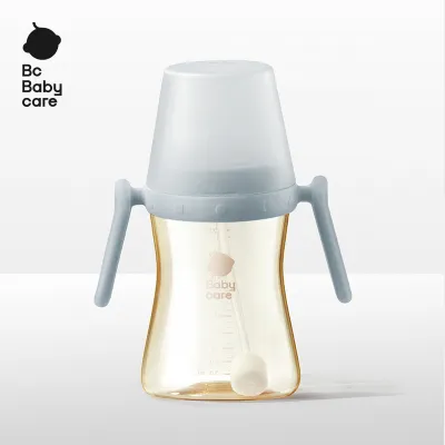 Bc Babycare Skew Head Sucker Milk Bottle 1-2 Years Old and Over 3 Years Old Baby Anti bloating PPSU Milk Bottle Weaning Device