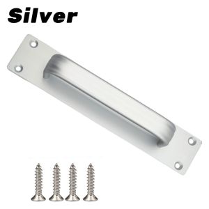Universal Aluminum Alloy Sliding Door Handle Cabinet Wardrobe Drawer Pull Handle 1/2 Set