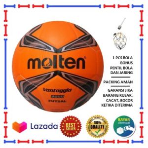 TERLARIS !! Bola Futsal MOLTEN OriginaI AsIi - Bola Futsal Size 4 - Bola Futsal Empuk Murah - Bola Futsal Dewasa Anak-Anak - Bola Futsal Molten Vantaggio