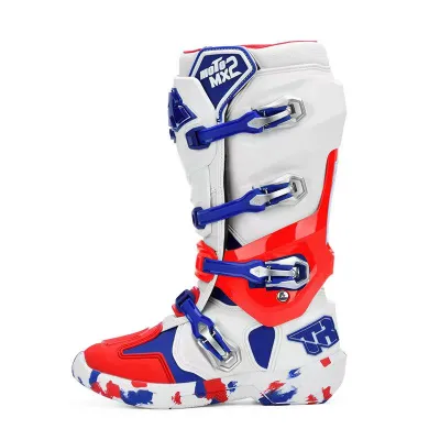 TR Tiger MX2 Breathable Motocross Boots – Articulated Ankle Off-Road Racing Boots for Trail & Rally Protective Riding Equipment