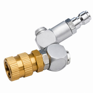 Khớp Chuyển Đổi Xoay 360 Độ Đa Năng 1/4" Cắm Nhanh Đồng Nhôm Phụ Kiện Súng Rửa Xe Áp Lực Cao