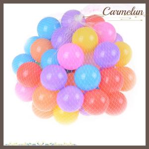 [Carmelun] 10pcs lot Eco-Friendly Colorful Soft Plastic Water Pool Ocean Wave Ball Baby Funny Toys Stress Air Ball Outdoor Fun