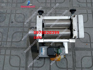 Máy cán mực nướng Lô cán và quả lô cán làm bằng inox