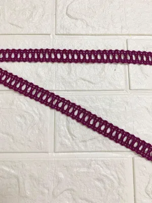 Ren chỉ thêu ren chỉ cotton ren viền trang trí quần áo phụ kiện đồ handmade decor background trang trí tiệc cưới may vá - Vải phụ liệu may giá rẻ
