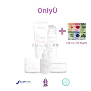 ONLYU Paket Skincare 5in1 BPOM ORIGINAL - Untuk Semua Jenis Kulit