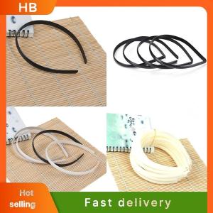HB hedeguoji🍬Gift💕 Towering Pride 10 Pcs Set Plastic Hair Band No Teeth Children Hair Accessory DIY Craft 2 Colors