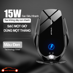 Giá đỡ điện thoại trên ô tô sạc cảm biến hồng ngoại