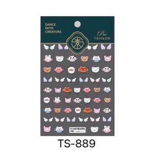 สติ๊กเกอร์แต่งเล็บ รหัส TS สติ๊กเกอร์แต่งเล็บลายน่ารัก เก๋เก๋ สวยหรู พร้อมส่งค่ะ