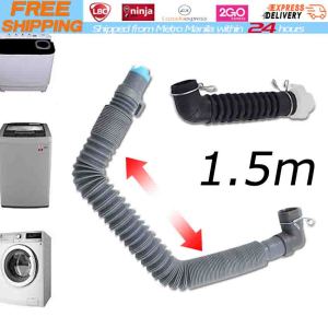 【Local Warehouse】LG drum washing machine outlet pipe rubber hose Parts LG washing machine rubber drain outlet pipe parts LG Automatic Washing Machine Water Outlet Inner Drain Hose Pipe Extension Pipe Hose LG