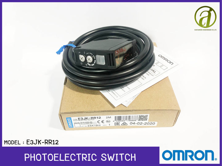 Omron รุ่น E3JK-RR12 2m โฟโต้สวิตช์ Photoelectric Switch | Lazada.co.th