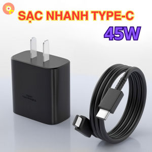 Bộ Sạc Điện Thoại Type-C Công Suất 45W - Sạc Nhanh An Toàn Bảo Vệ Thiết Bị Hạn Chế Nóng Máy