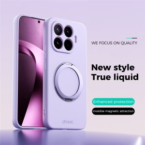 [SG] Abeel Case for Xiaomi 17T Pro 5G - Magnetic Ring Kickstand Liquid Silicone Soft Skin Touch Cover Casing