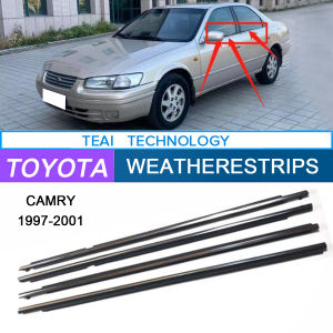 For Toyota Camry 1996 1997 1998 1999 2000 2001 SXV20 Chrome Window Mouldings ACV20 Weather strip Seal