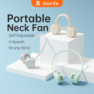 [SHIP 24HR] XIAO.MI 👍Mini Fan Portable Neck Fan Bladeless Fan USB Rechargeable Mini Mute Sport Fan Cooling Fan For Child Outdoor Ventilador