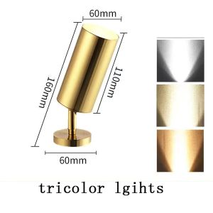 Retail and Wholesale Nordic Luxury Storefront Clothing Store Bar Aisle Shop Bedroom Downlight Track Lamp Living Dining Room Ceiling Light Gold Spotlight