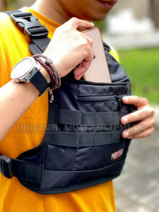 TAS DADA CHEST RIG BAG BLACK V001 NR-59 / TAS DADA POLISI NR-59 PREMIUM QUALITY
