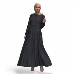Nailla Dress Gamis Maxi Fashion Wanita Muslim Daily Freandly Terbaru free Belt
