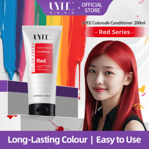 【2026 New】【Ready Stock Malaysia】UYEEGAL Red Color Depositing Conditioner – Sulfate-Free Vegan Gentle Hair Dye Conditioner for Color Refresh & Touch-Up Plant-Based Formula for Salon-Quality Vibrant Long-Lasting Color