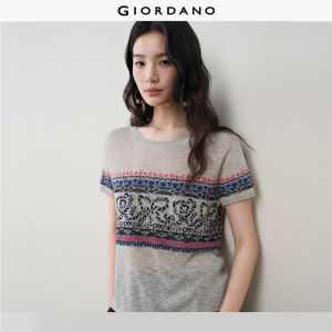 Giordano Women Women Bamboo Texture Knitwear Free Shipping 18356806