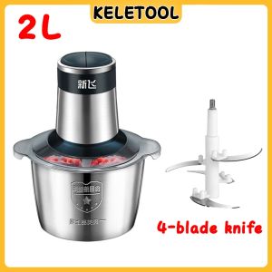 Meat Grinder Garlic Chopper Food Processors Dry Blender Chilli Onion Mincer Stainless Steel Electric Kitchen