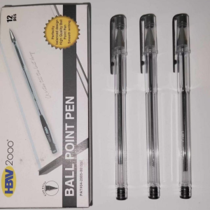 FlexStick Ballpen Set 0.7mm Black 12pcs in 1 Box Smooth Ink black  Full  Tube Black BallPen School Office Supplies colored cover