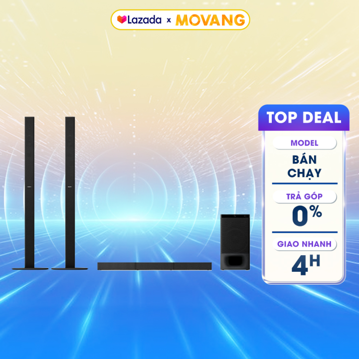[GIAO TẠI HCM] -  Dàn Âm Thanh Soundbar SONY HT-S700RF - Công suất 1000W Loa siêu trầm (Subwoofer) 240W Hệ thống loa 5.1 kênh