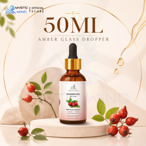 Rosehip Oil Cold-Pressed | Face & Skin Care Oil for Dry Dull Skin | Minyak Rosehip untuk Wajah & Kulit Kering