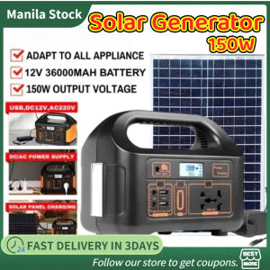 220V 150W Portable Solar Power StationMulti-Function Outdoor Solar Generator Power Bank