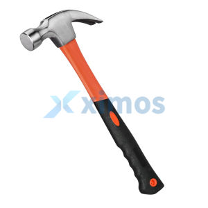 27CM Multi-function Claw Hammer 8oz Orange Trp Handle ( High -Carbon Steel/Soft Rubber Rubber Handle ) Steel Hammers