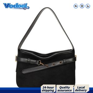 【Fast delivery】 Large Capacity PU Leather Tote Bag for Women Vintage Handbag Suitable for Shopping and Travel