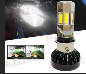 For Yamaha Honda Suzuki LED Motorcycle Headlight Bulb 6led 35W 3500LM H4 HS1 BA20D P15D H6 Hi/Lo Beam 6500K White Motorbike Scooter LED Driving Front light H4 BA20D P15D T19 LED Headlamp Bulb