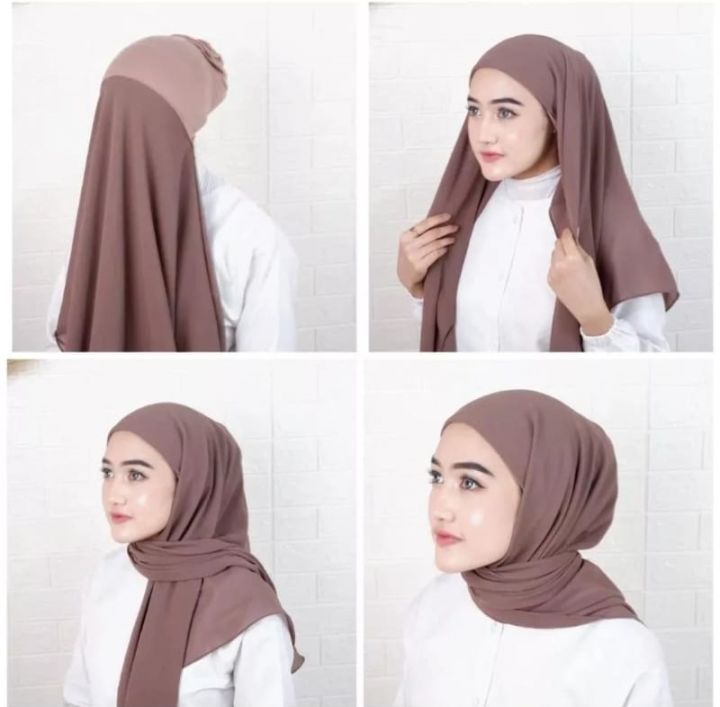Hijab PASHMINA INNER Jilbab PASHMINA INNER 2IN1 BISA BOLAK BALIK