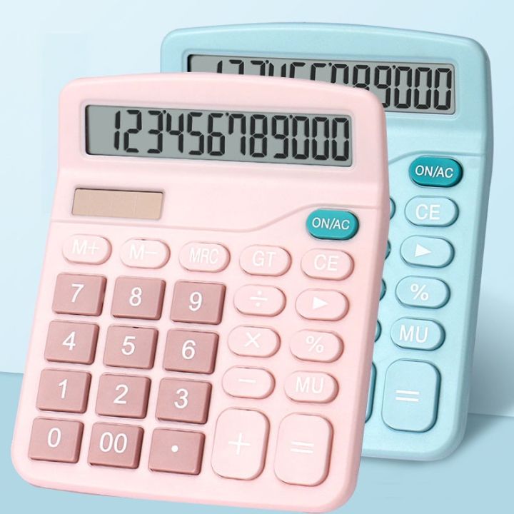 Cute Pastel Color Calculator Simple Portable Student Office Supplies ...