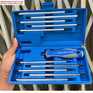 Bộ tua vít hai đầu 11 cái hệ mét Kingtony 32518MR