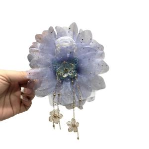 Kẹp Tóc giữ trang trí kết hợp các mẫu ren cánh hoa và vải mạnh mẽ lý tưởng cho loại tóc mỏng hoặc nặng