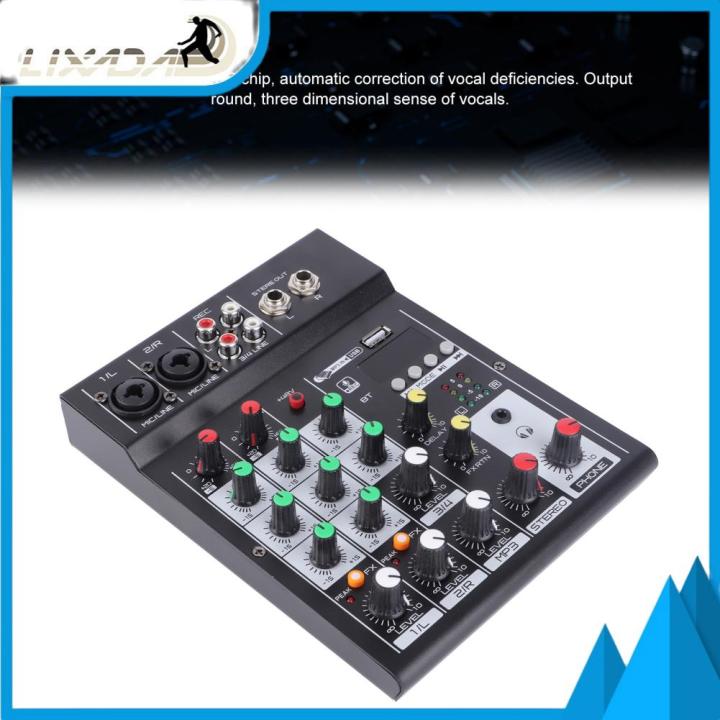 Sound Sampling Board 4 Channel Mixer Sound Board DSP Chip Sound Board Mixing Console for ...