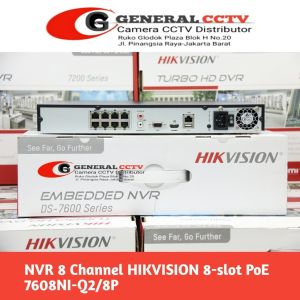 HIKVISION DS-7608NI-Q2/8P NVR 8 CHANNEL PoE / NVR 8 CHANNEL POE