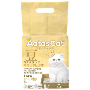 Aatas Cat Kofu Klump Tofu Litter 6L x 6 Bags
