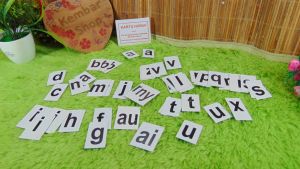 FC-K-HURUF TERMURAH!! Flash Card Kartu Huruf Alat Peraga Bahasa Indonesia