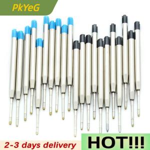 PkYeG 10 Pcs blue ink parker style standard 1.0mm ballpoint pen refills nib medium
