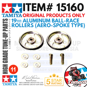 19mm Aluminium Ball-Race Rollers (15160)