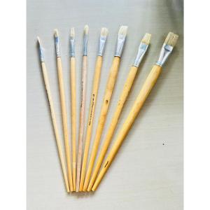 TERMURAH Kuas Lukis Putih No 4  12 ETERNA KUAS LUKIS GAGANG KAYU ETERNA NO01NO12
