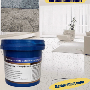 Indooroutdoor wearresistant floor paint selfdraining pure natural color sand epoxy floor paint