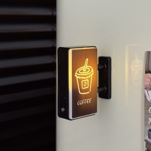 DIVATEN Coffee Corner Light Box Fridge Atmosphere Light LED Miniature Light Sign ic Refrigerator Decoration Home Decoration