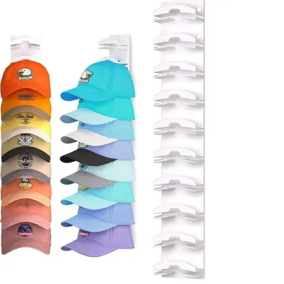 Wall Mounted Baseball Cap Organizer Waterproof Rustproof Storage Display Stand Hat Organizer Holder